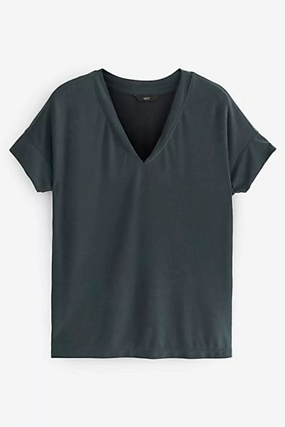 Next T-Shirt T-Shirt mit V-Ausschnitt aus Modalgemisch (1-tlg) günstig online kaufen