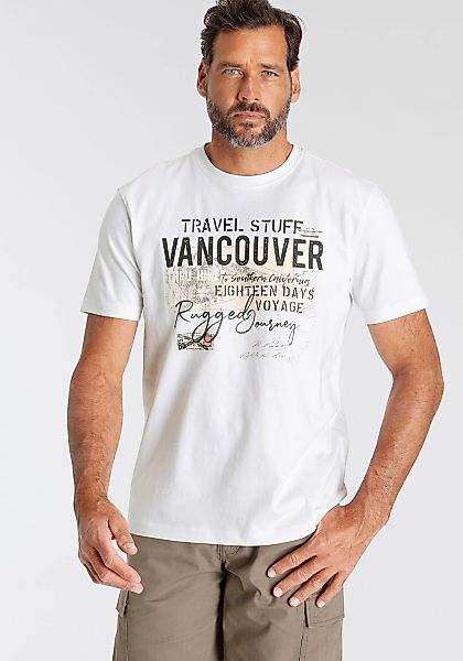 Man's World T-Shirt Kurzarm, bedruckt, Rundhalsausschnitt, günstig online kaufen