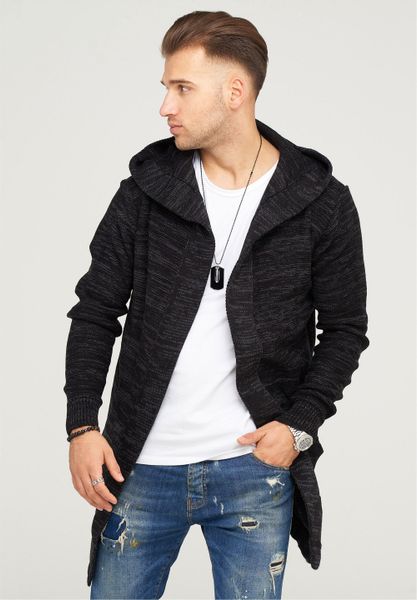 behype Strickjacke "ELIJA" mit gemütlicher Kapuze günstig online kaufen