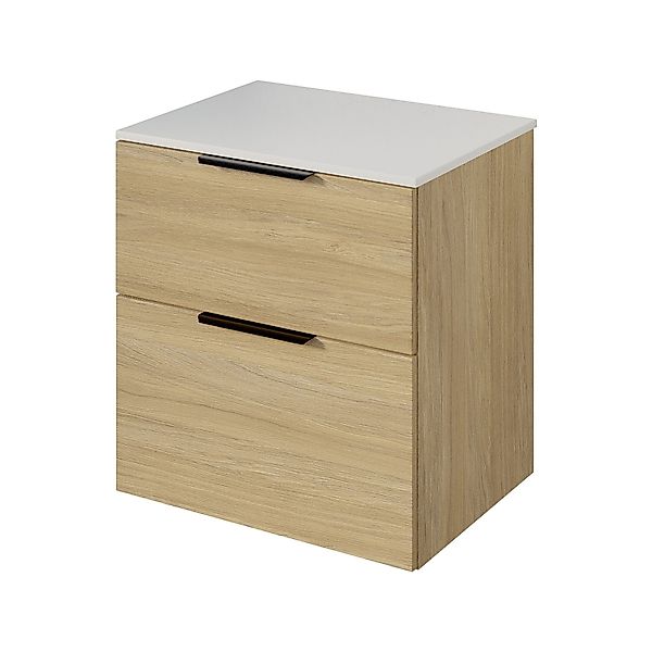 Bernstein Badmöbel-Set TIM, (Waschtischunterschrank mit Waschtischplatte günstig online kaufen