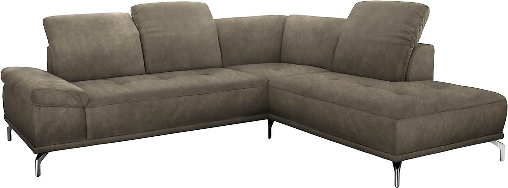 Places of Style Ecksofa "Caluna", Inkl.Sitztiefenverstellung, wahlweise mit günstig online kaufen