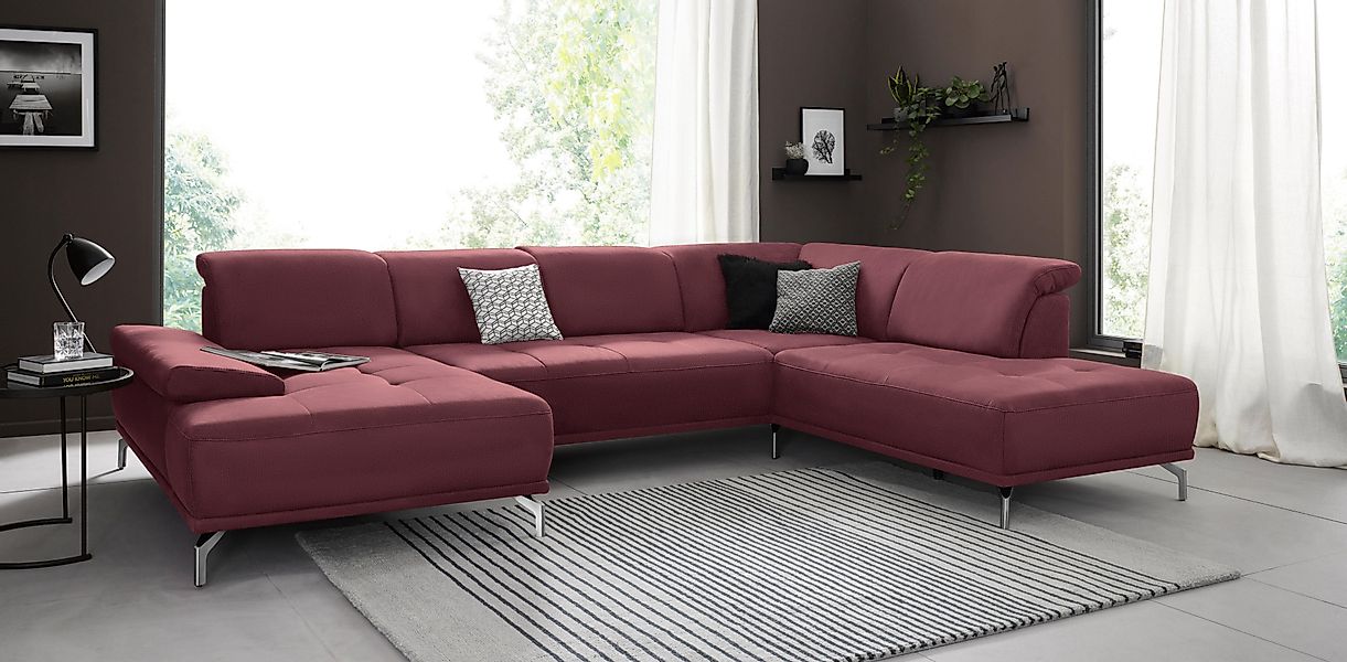 Places of Style Wohnlandschaft "Caluna", Inkl.Sitztiefenverstellung, wahlwe günstig online kaufen