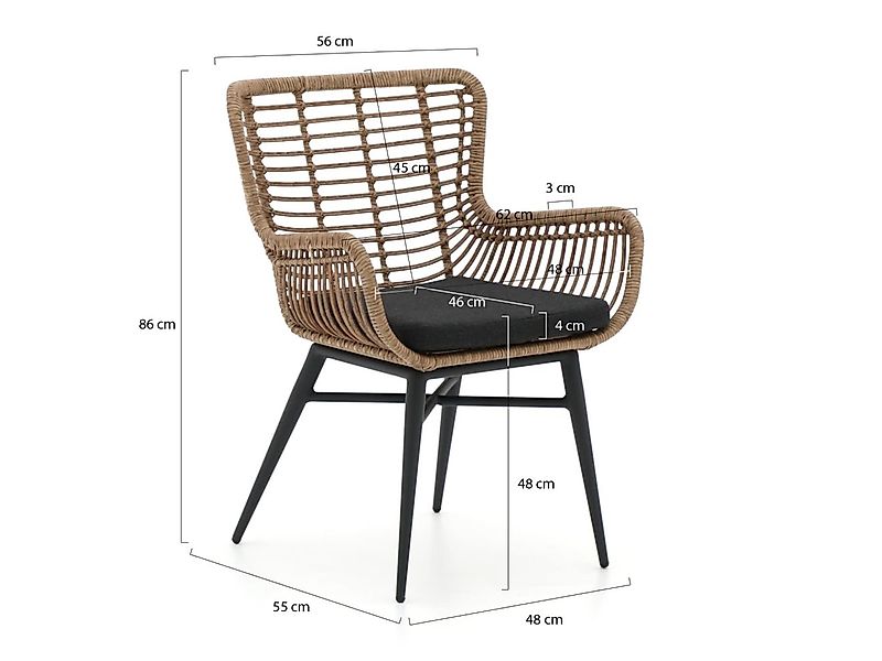 Intenso Asti/La Fonte 220 cm Gartenmöbel-Set 7-teilig günstig online kaufen