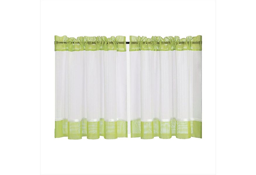 Joyswahl Scheibengardine (1 St), Stangendurchzug, transparent, Leinenoptik günstig online kaufen