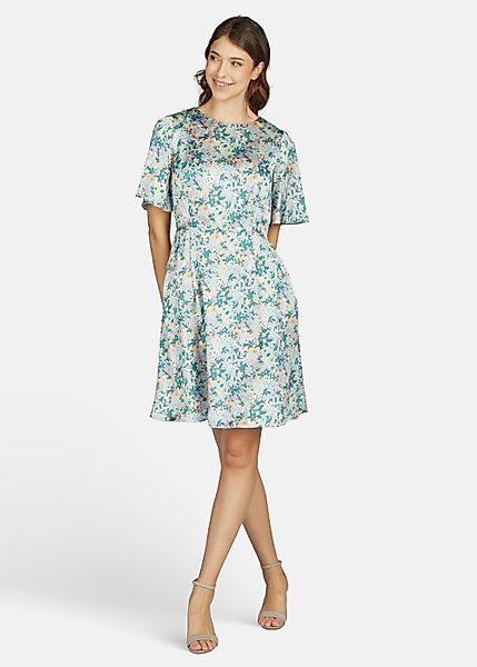 Kleo Abendkleid (1-tlg) mit Blumenprint und günstig online kaufen