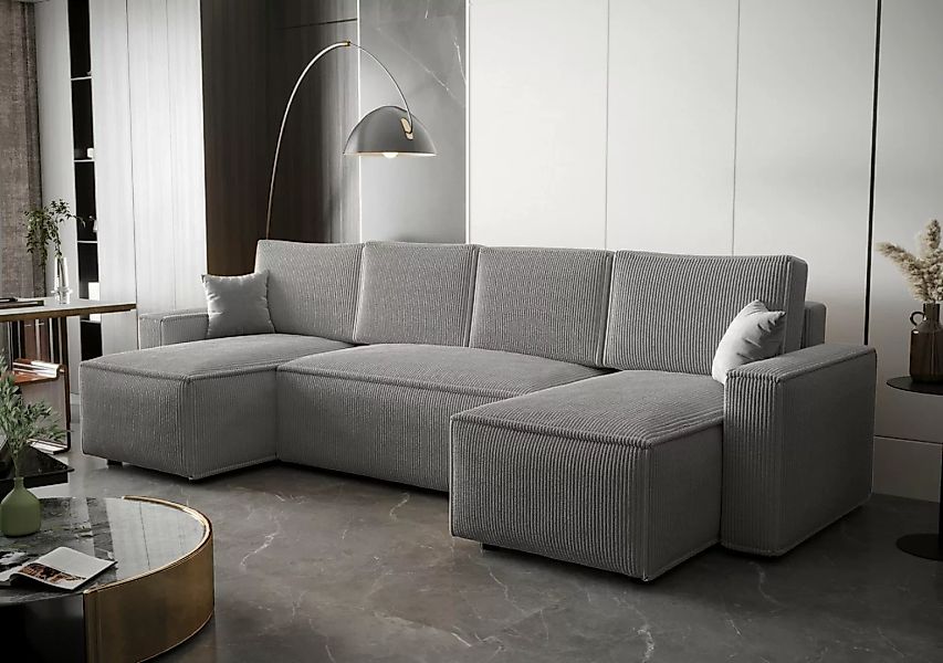 ALTDECOR Ecksofa BALLARO U, Couch mit Schlaffunktion, Wohnzimmer - Wohnland günstig online kaufen