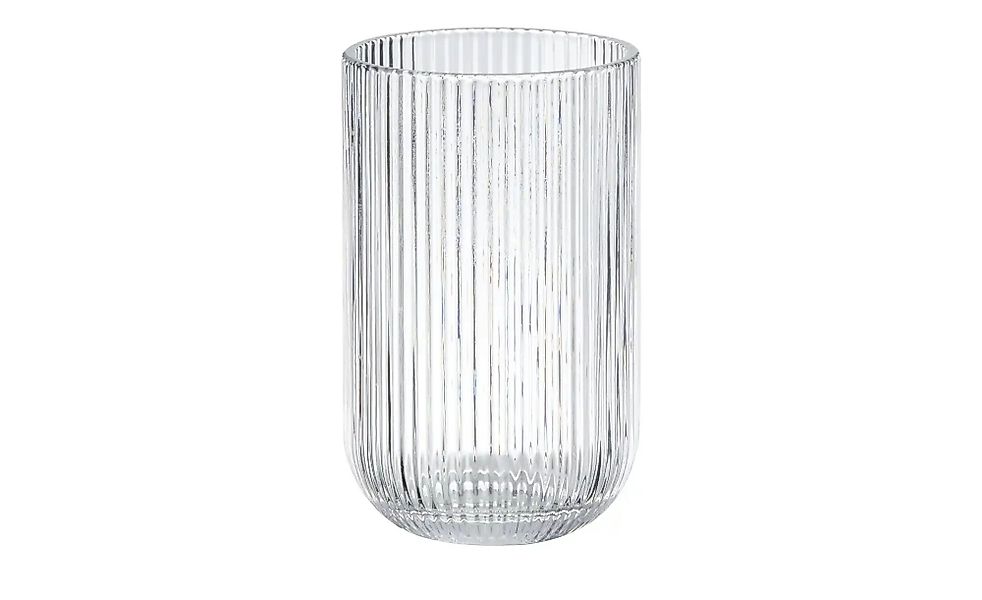 HOME STORY Teelichtglas   ¦ transparent/klar ¦ Glas ¦ Maße (cm): B: 8 H: 13 günstig online kaufen