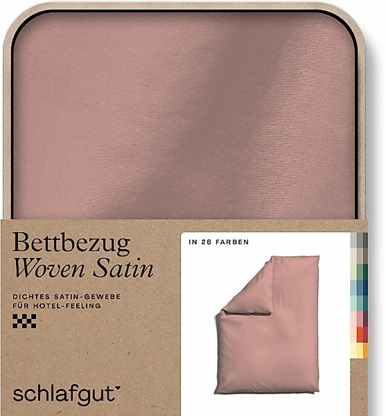 Schlafgut Bettbezug "Woven Satin" besonders dicht gewebt, Mix & Match: pass günstig online kaufen