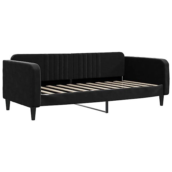 vidaXL Bett, Tagesbett Schwarz 90x190 cm Samt günstig online kaufen