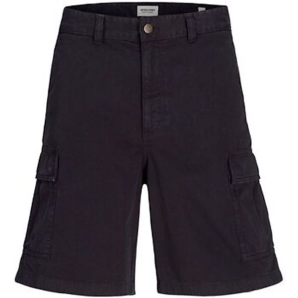 Jack&Jones Cargo-Shorts aus Baumwolle Farbe schwarz Größe: W44 günstig online kaufen