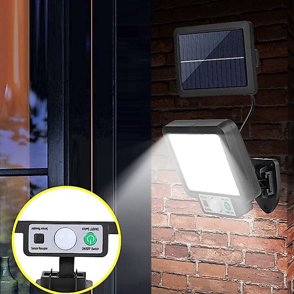 oyajia LED Solarleuchte 56 LEDs Strahler günstig online kaufen