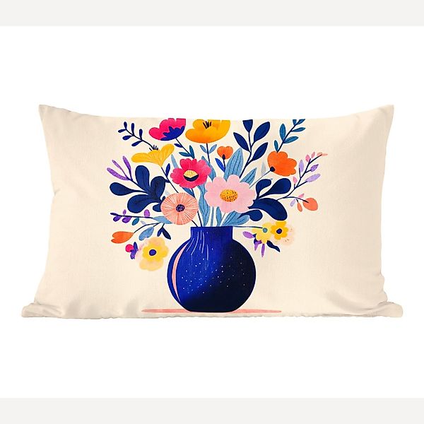 MuchoWow Dekokissen Vase - Blumen - günstig online kaufen