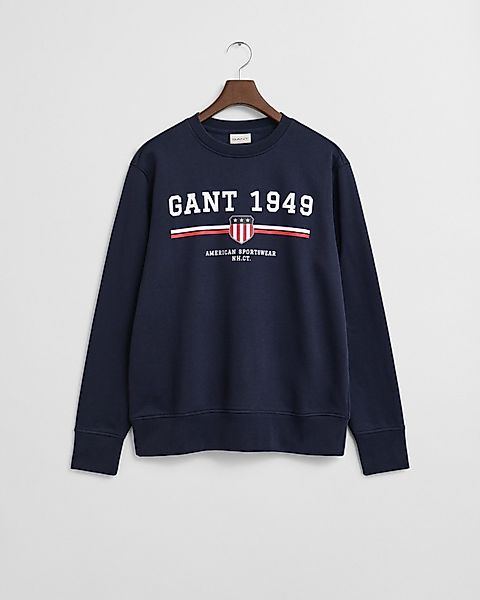 Gant Sweatshirt GRAPHIC C-NECK SWEAT Mit günstig online kaufen