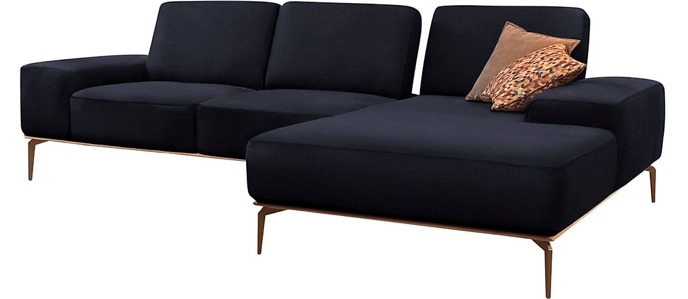 W.SCHILLIG Ecksofa "run, Designsofa mit tollem Sitzkomfort, L-Form" mit Hol günstig online kaufen