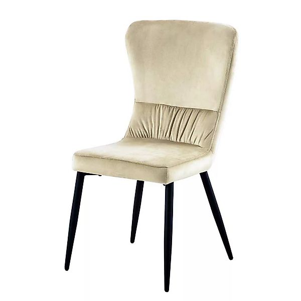 Esstisch Stühle Beige modern mit hoher Lehne 52 cm breit (4er Set) günstig online kaufen