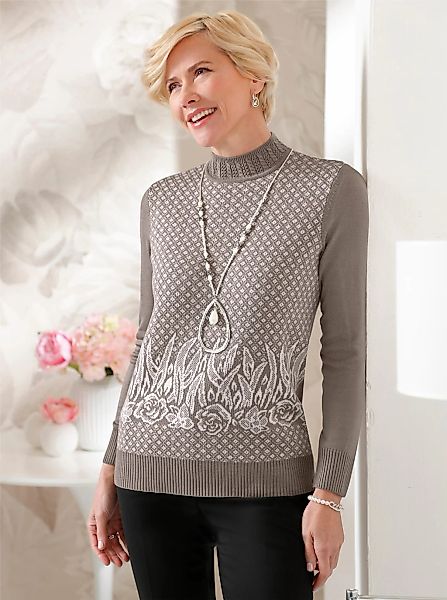 Classic Stehkragenpullover "Pullover" günstig online kaufen