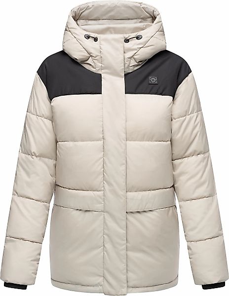 Ragwear Anorak "Wikesh" mitKapuze stylische Winter Steppjacke mit Colourblo günstig online kaufen