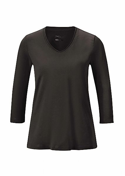 GOLDNER Kurzarmshirt "Kurzgröße Shirt mit V-Ausschnitt" keine/nicht relevan günstig online kaufen