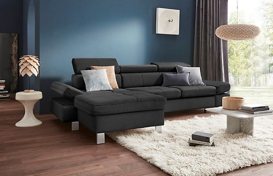 exxpo - sofa fashion Ecksofa »Fiji, hochwertige Detailverarbeitung, Breite günstig online kaufen