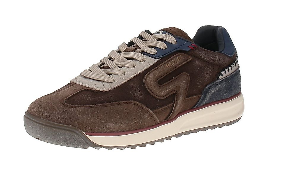 Replay Replay Yard College GMSIB C0002L - Herren Sneaker - 012-Brown Sneake günstig online kaufen