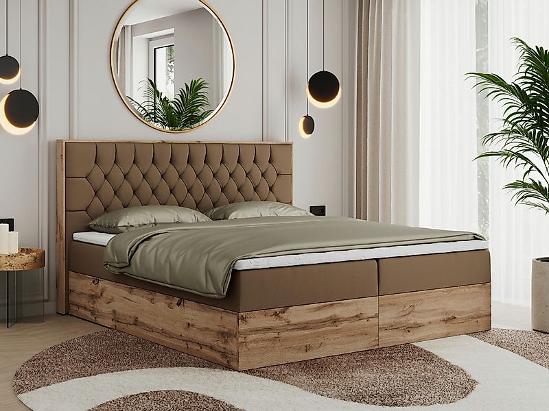 MKS MÖBEL Boxspringbett AMORE (Packung, Set, günstig online kaufen