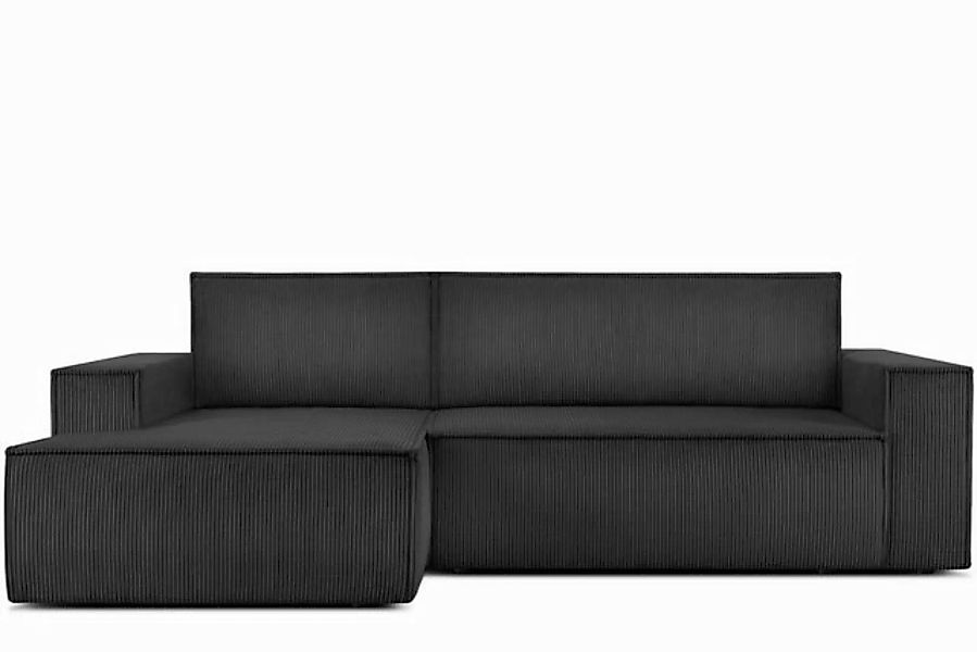 KONSIMO® Ecksofa NAPI Ecksofa links, hergestellt in der EU,mit Schlaffunkti günstig online kaufen