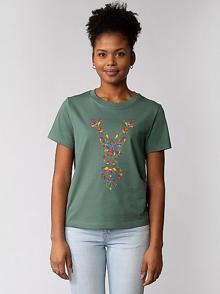 wat? Apparel T-Shirt Floral Deer günstig online kaufen