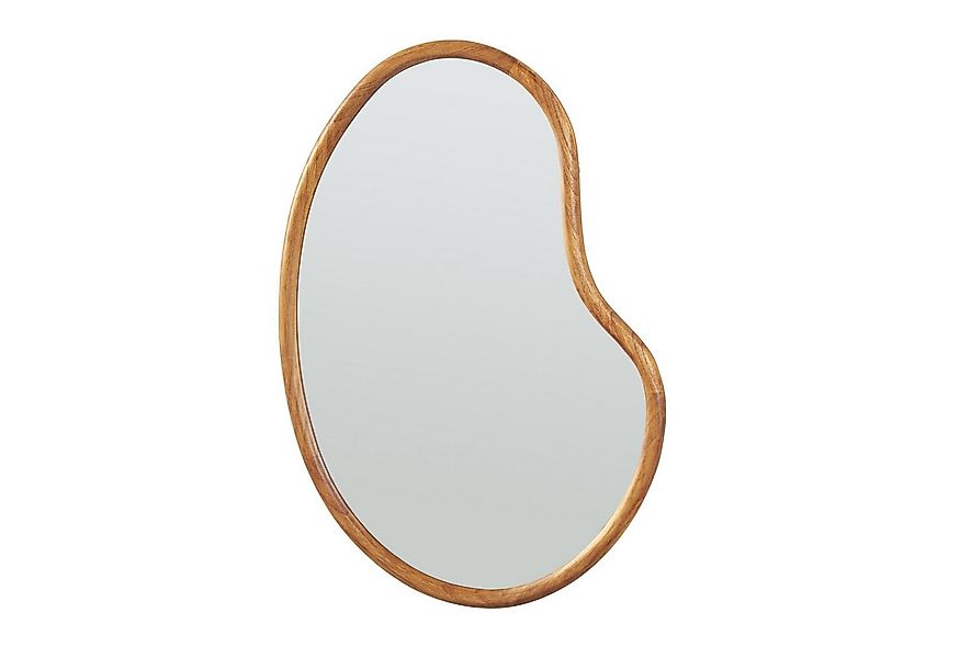 en.casa Wandspiegel, »Jokioinen« mit Rahmen Holz MDF 75 x 55 cm Eiche-Optik günstig online kaufen