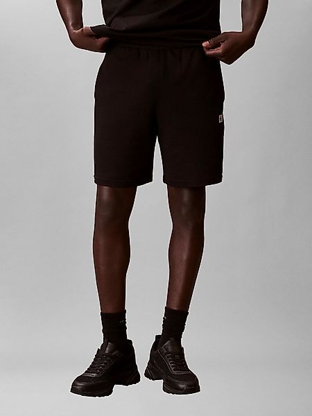 Calvin Klein Jeans Sweatshorts Regular Fit, Logo-Badge, Seitentaschen günstig online kaufen