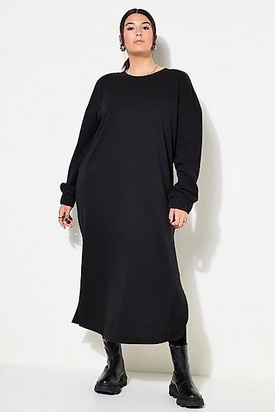 Studio Untold Jerseykleid Sweat-Midikleid Oversize Shape Ballon-Langarm günstig online kaufen