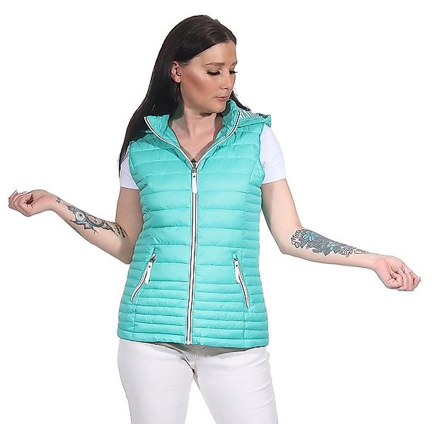Aurela Damenmode Steppweste Kurzweste Maritim leichte günstig online kaufen