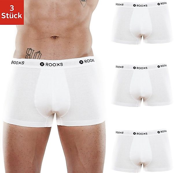 ROOXS Boxershorts Enge Unterhosen Herren Männer (3-St) Baumwolle Retroshort günstig online kaufen