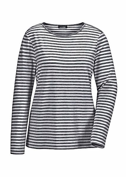 GOLDNER Longpullover "Ringelshirt mit U-Boot-Ausschnitt" günstig online kaufen