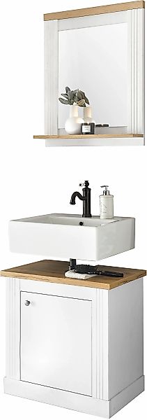 OTTO home Badmöbel-Set "WESTMINSTER, Bad im Landhausstil, 2-teiliges Badezi günstig online kaufen