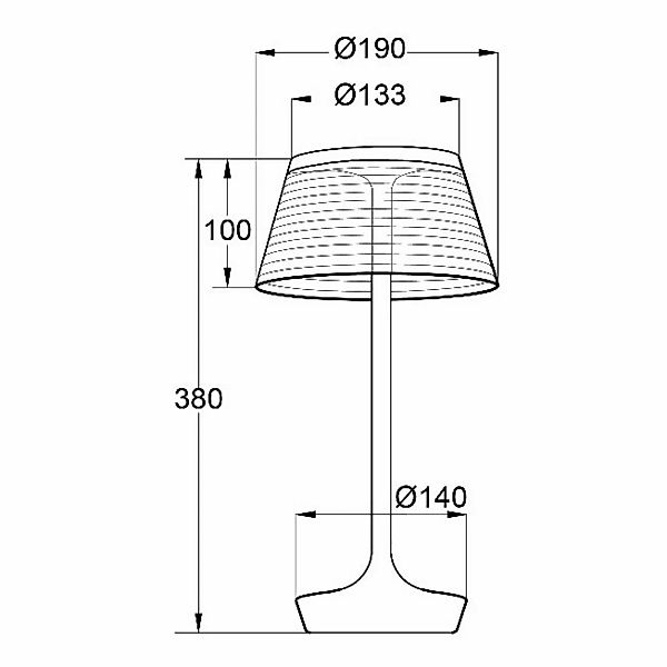 Aluminor La Petite Lampe LED-Tischlampe, rot günstig online kaufen