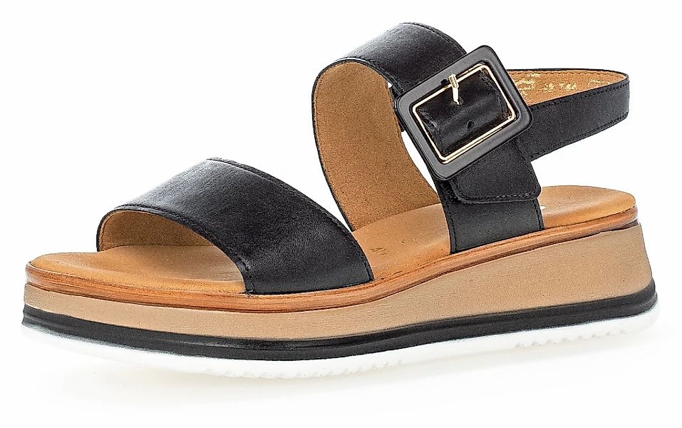 Gabor KRETA Sandalette, Blockabsatz, Sommerschuh, Sandale in Bequemweite G günstig online kaufen