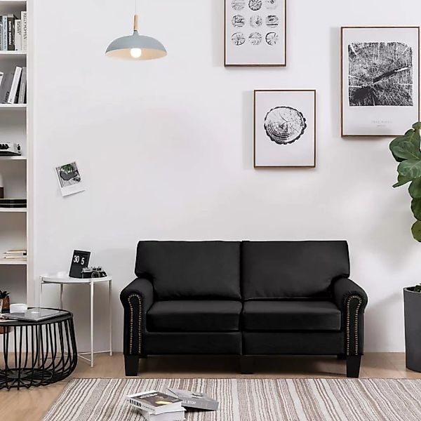 2-sitzer-sofa Schwarz Stoff günstig online kaufen