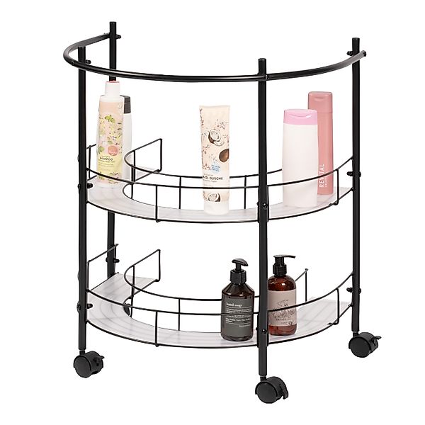 eluno Waschbeckenunterschrank aus Metall mit feststellbaren günstig online kaufen