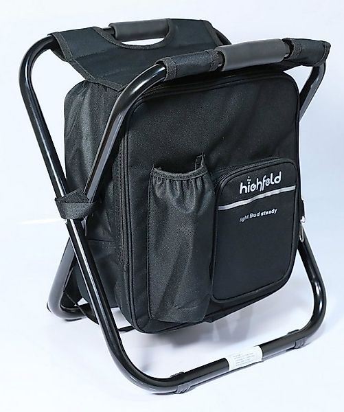 highfeld Campinghocker Camping Hocker mit Rucksack black (1 Stück), mit int günstig online kaufen