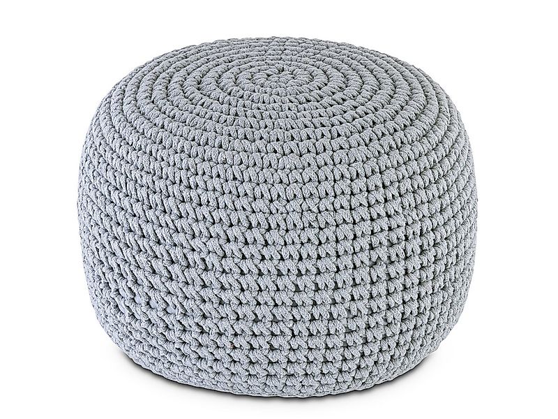Amagohome Sitzhocker Bodenkissen Pouf Ø55 H37 Mohar Sitzhocker Sitzpouf was günstig online kaufen