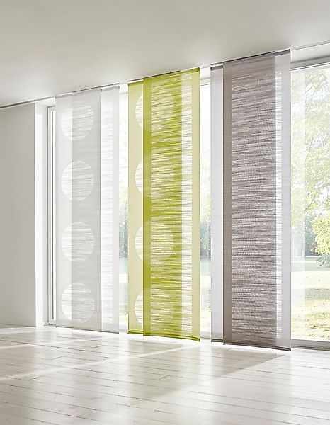 heine Gardine Schiebevorhang . (1 St), Klettschiene, halbtransparent, Schie günstig online kaufen