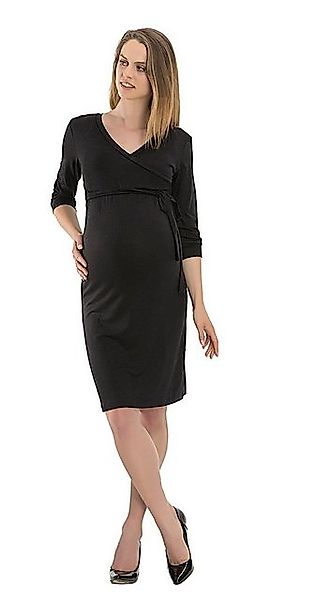 YESET Umstandskleid Umstand Kleid Shirtkleid Shirt Midi Knielang 3/4 Arm Ba günstig online kaufen