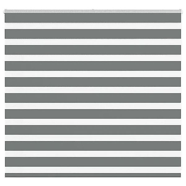 vidaXL Doppelrollo Dunkelgrau 155x100 cm Stoffbreite 150,9 cm Polyester 401 günstig online kaufen