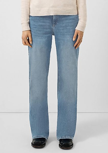 QS Stretch-Jeans "CATIE Wide Leg" 5-Pocket-Form günstig online kaufen