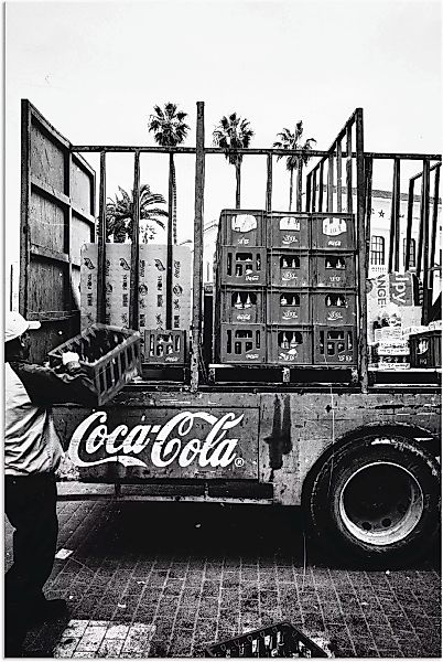 Artland Wandbild "CocaCola-LKW in El Jadida - Marokko", Auto, (1 St.), als günstig online kaufen