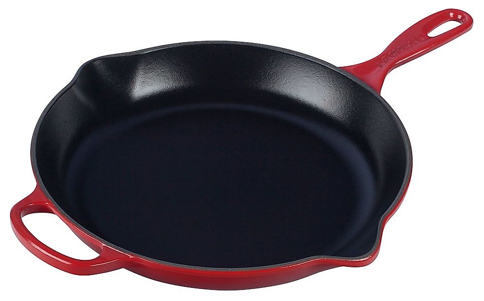 Le Creuset Brat- und Servierpfanne Signature Gusseisen Kirschrot 23cm günstig online kaufen