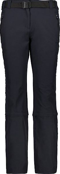 CMP Funktionshose WOMAN LONG PANT ZIP OFF ANTRACITE günstig online kaufen