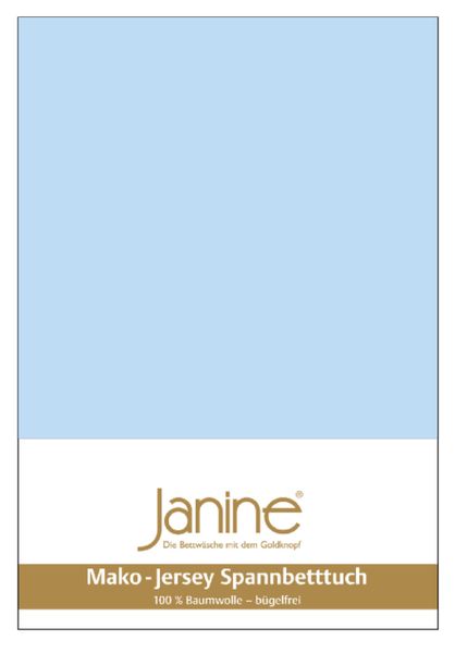 Janine Spannbettlaken "MAKO-FEINJERSEY 5007" aus 100% Baumwolle, für Matrat günstig online kaufen
