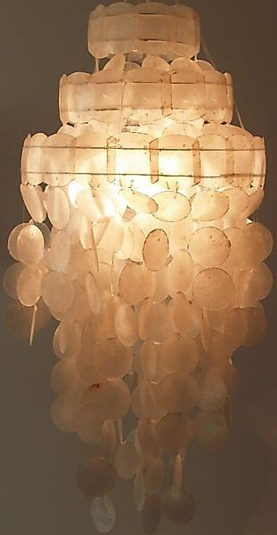 Guru-Shop Deckenleuchten Deckenlampe, Muschelleuchte aus hunderten.., Leuch günstig online kaufen