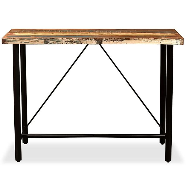 vidaXL Bartisch Altholz Massiv 120x60x107 cm günstig online kaufen